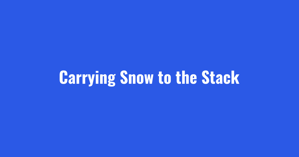 Box plows carrying snow to the stacking corner instead of casting windrows