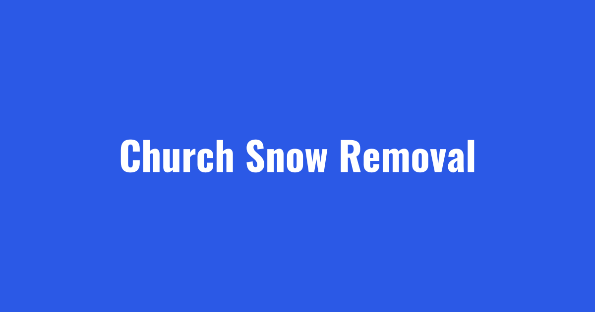Church snow removal ready before Sunday services in Cleveland and Akron