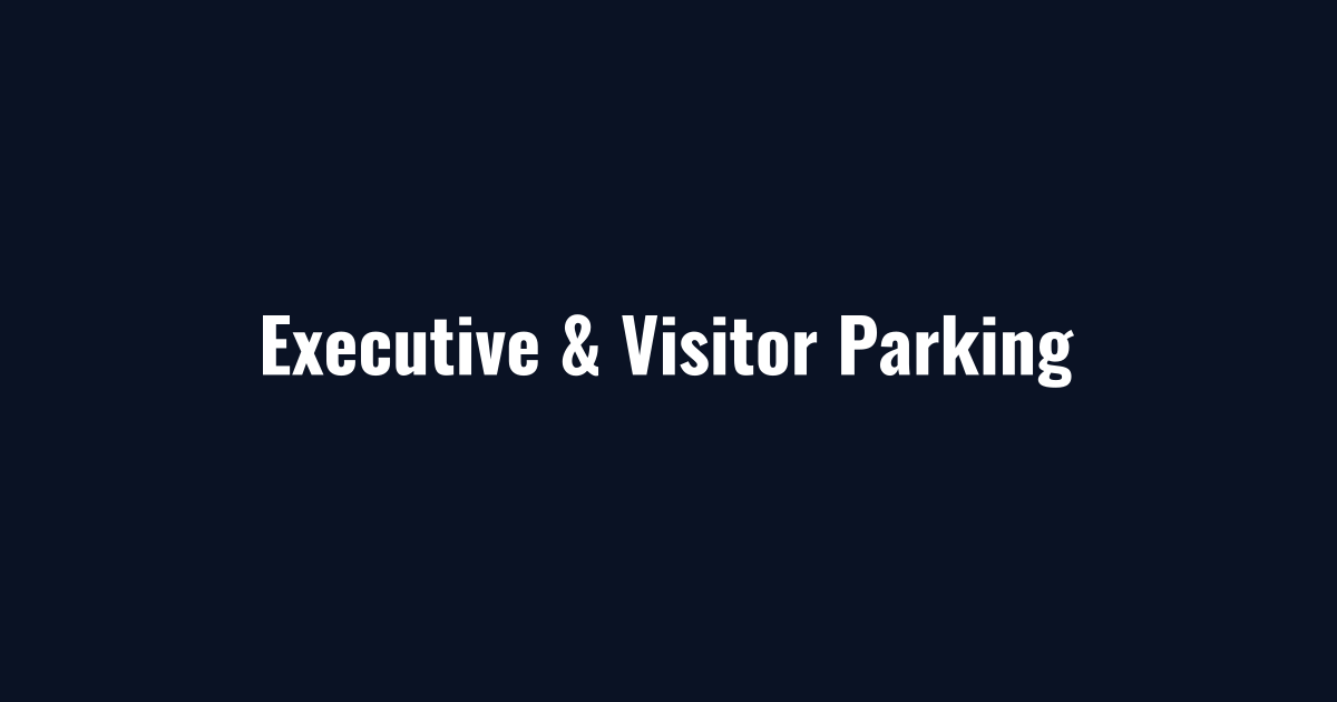 Executive and visitor parking cleared during corporate headquarters snow removal