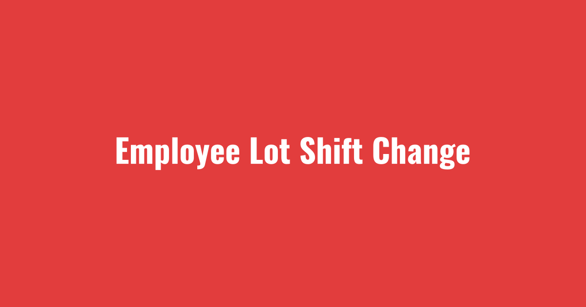 Employee lot de-iced ahead of shift change by distribution center snow removal