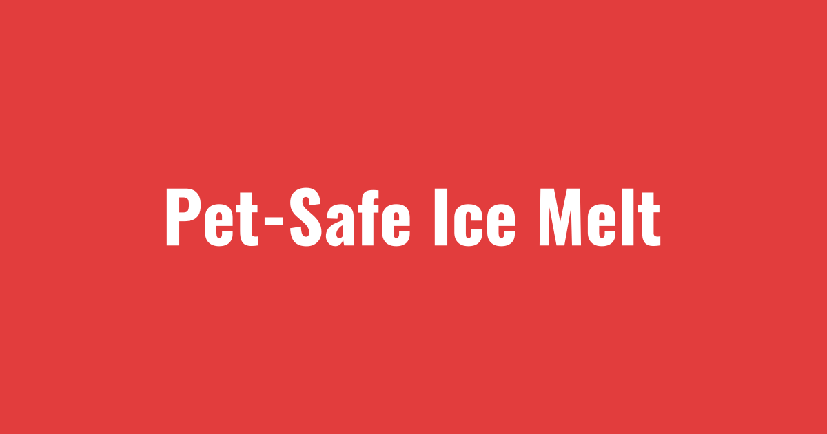Pet-safe ice melt included in driveway salting pricing