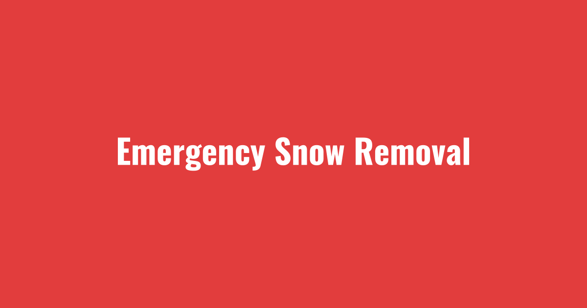 Emergency snow removal responding around the clock in Cleveland and Akron