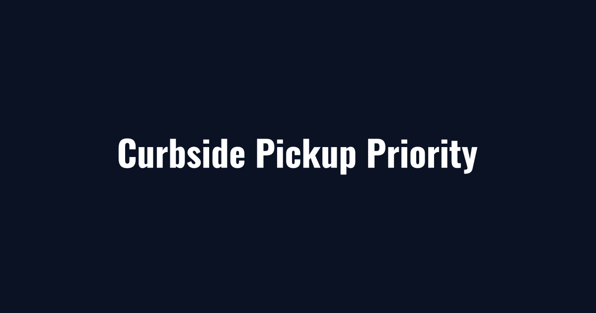 Curbside pickup spots cleared during grocery store snow removal service