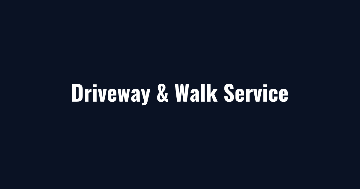 Driveways and walkways cleared during HOA snow removal service