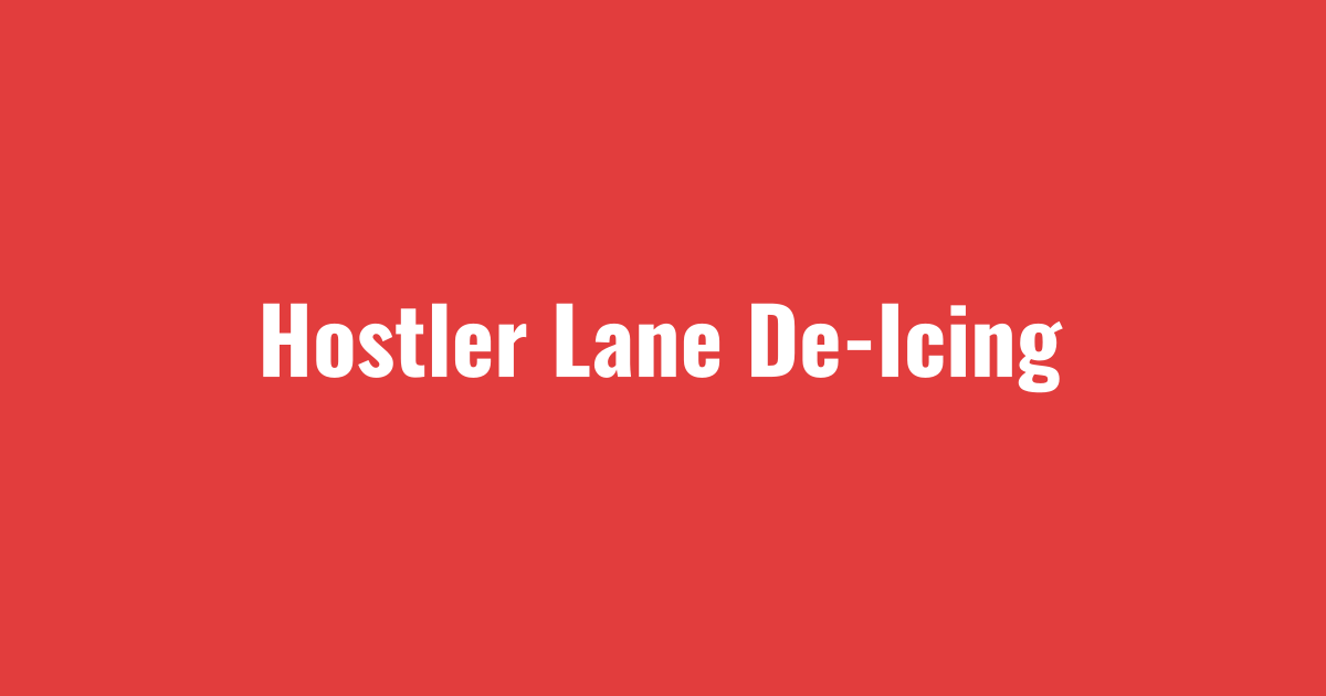 Hostler travel lanes de-iced during intermodal snow removal visit