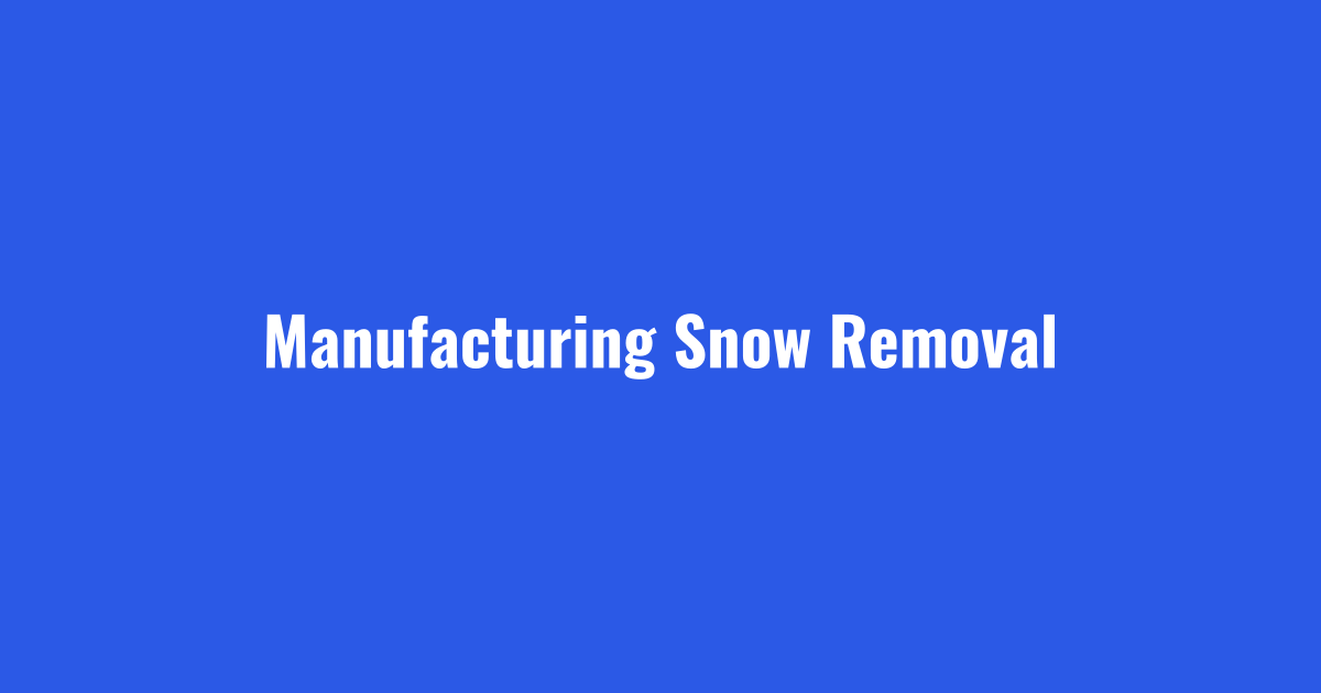 Manufacturing snow removal keeping plants running through every shift in Cleveland and Akron