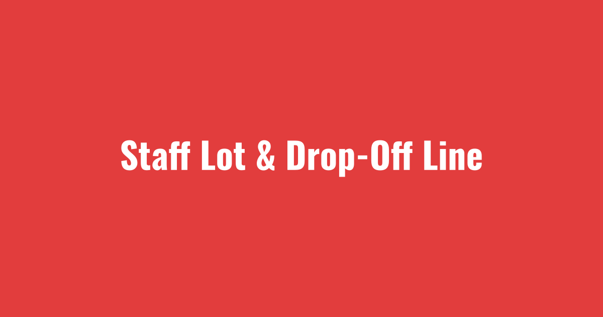 Staff lot and parent drop-off line cleared by school snow removal service