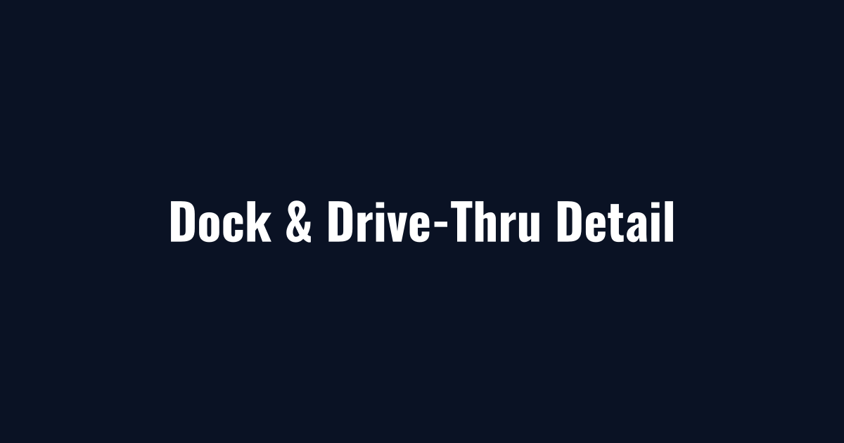 Skid steers detailing loading docks and drive-thru lanes