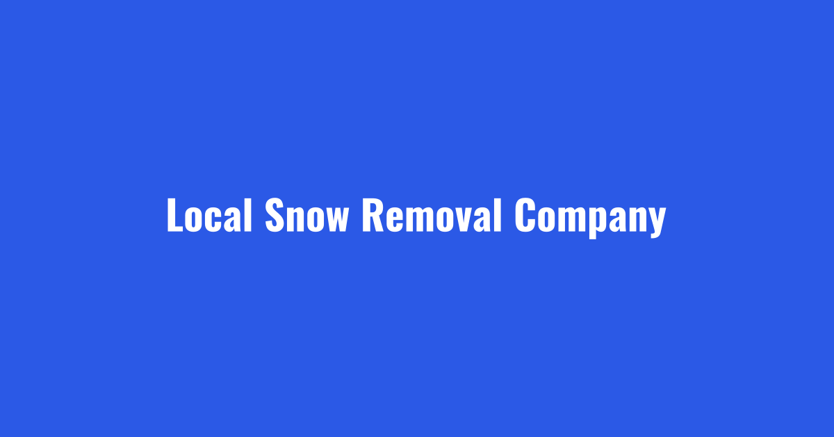 Snow removal company team serving Cleveland and Akron