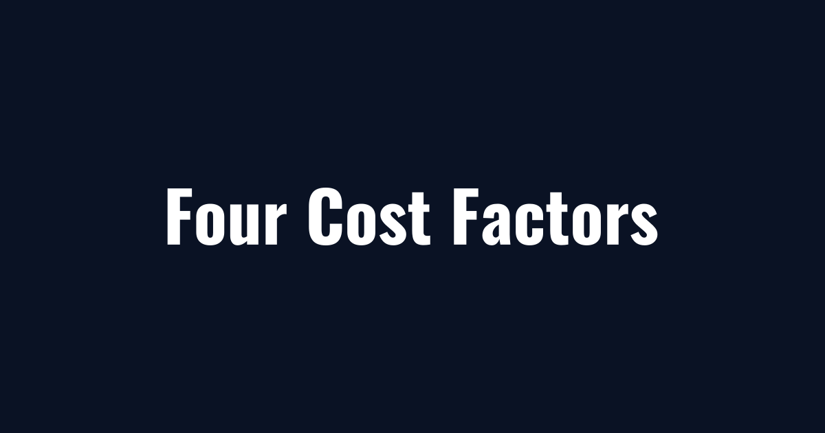 The four cost factors behind snow removal pricing