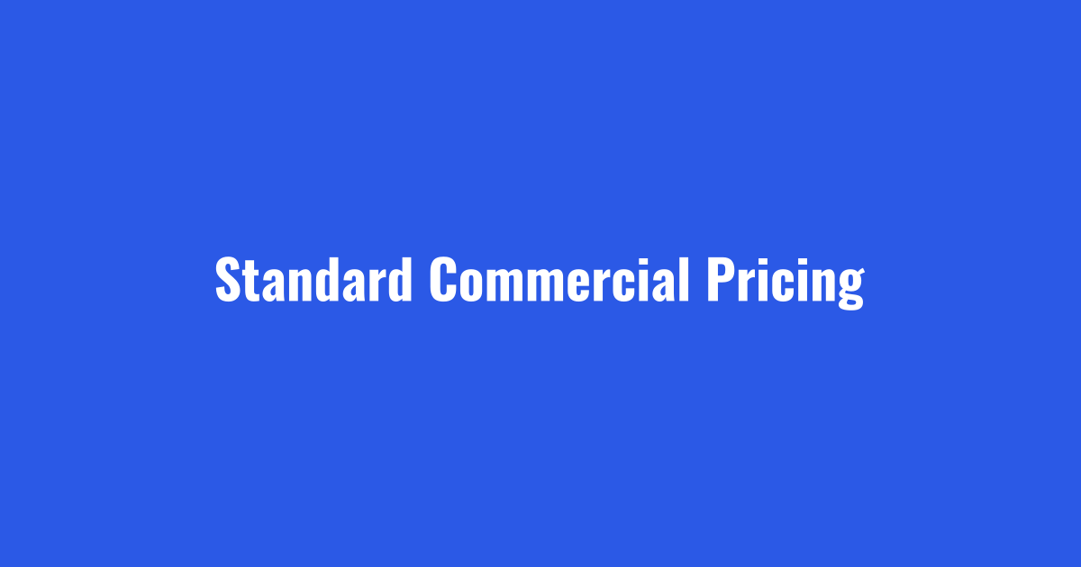Standard commercial pricing for Cleveland and Akron snow removal